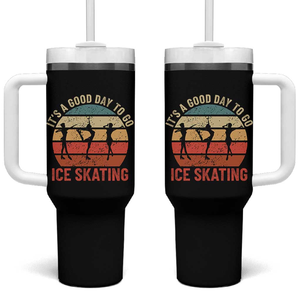 Funny It's A Good Day To Go Ice Skating Tumbler With Handle - Wonder Print Shop
