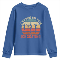 Funny It's A Good Day To Go Ice Skating Youth Sweatshirt - Wonder Print Shop