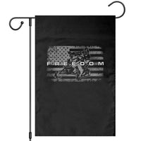 American Flag Snowmobile Freedom Winter Sport Garden Flag - Wonder Print Shop