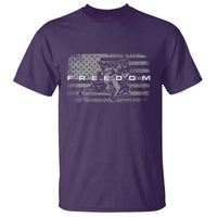 American Flag Snowmobile Freedom Winter Sport T Shirt - Wonder Print Shop
