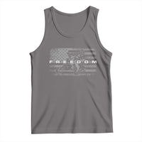 American Flag Snowmobile Freedom Winter Sport Tank Top - Wonder Print Shop