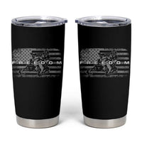 American Flag Snowmobile Freedom Winter Sport Tumbler Cup - Wonder Print Shop