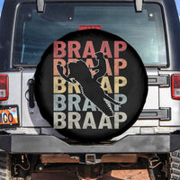 Snowmobile Braaap Spare Tire Cover Retro Snowcross Snow Sled Winter Sport - Wonder Print Shop