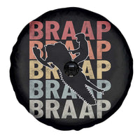 Snowmobile Braaap Spare Tire Cover Retro Snowcross Snow Sled Winter Sport - Wonder Print Shop