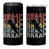 Snowmobile Braaap 4 in 1 Can Cooler Tumbler Retro Snowcross Snow Sled Winter Sport - Wonder Print Shop