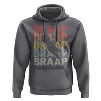Snowmobile Braaap Hoodie Retro Snowcross Snow Sled Winter Sport - Wonder Print Shop