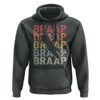 Snowmobile Braaap Hoodie Retro Snowcross Snow Sled Winter Sport - Wonder Print Shop