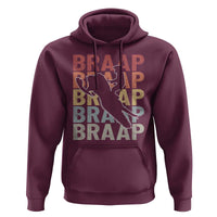 Snowmobile Braaap Hoodie Retro Snowcross Snow Sled Winter Sport - Wonder Print Shop