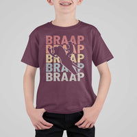 Snowmobile Braaap T Shirt For Kid Retro Snowcross Snow Sled Winter Sport - Wonder Print Shop