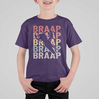 Snowmobile Braaap T Shirt For Kid Retro Snowcross Snow Sled Winter Sport - Wonder Print Shop