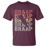 Snowmobile Braaap T Shirt Retro Snowcross Snow Sled Winter Sport - Wonder Print Shop