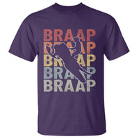 Snowmobile Braaap T Shirt Retro Snowcross Snow Sled Winter Sport - Wonder Print Shop