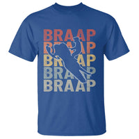 Snowmobile Braaap T Shirt Retro Snowcross Snow Sled Winter Sport - Wonder Print Shop