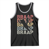Snowmobile Braaap Tank Top Retro Snowcross Snow Sled Winter Sport - Wonder Print Shop