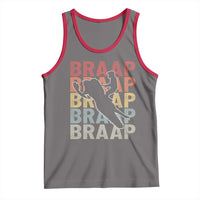 Snowmobile Braaap Tank Top Retro Snowcross Snow Sled Winter Sport - Wonder Print Shop