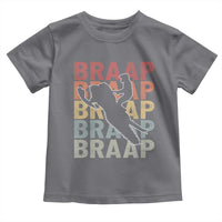 Snowmobile Braaap Toddler T Shirt Retro Snowcross Snow Sled Winter Sport - Wonder Print Shop