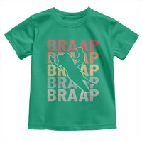 Snowmobile Braaap Toddler T Shirt Retro Snowcross Snow Sled Winter Sport - Wonder Print Shop