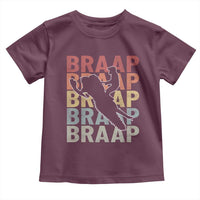 Snowmobile Braaap Toddler T Shirt Retro Snowcross Snow Sled Winter Sport - Wonder Print Shop