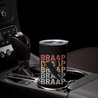 Snowmobile Braaap Tumbler Cup Retro Snowcross Snow Sled Winter Sport - Wonder Print Shop