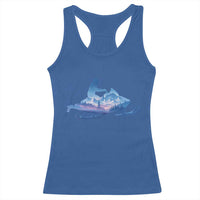 Snowmobile Snow Mountain Forest Snowmobiling Winter Sport Racerback Tank Top - Wonder Print Shop