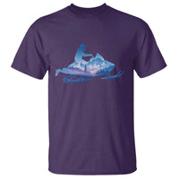 Snowmobile Snow Mountain Forest Snowmobiling Winter Sport T Shirt - Wonder Print Shop