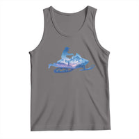 Snowmobile Snow Mountain Forest Snowmobiling Winter Sport Tank Top - Wonder Print Shop