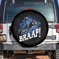 Snowmobile Braaap Spare Tire Cover Snowcross Snow Sled Extreme Outdoor Winter Sports - Wonder Print Shop