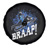 Snowmobile Braaap Spare Tire Cover Snowcross Snow Sled Extreme Outdoor Winter Sports - Wonder Print Shop