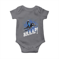 Snowmobile Braaap Baby Onesie Snowcross Snow Sled Extreme Outdoor Winter Sports - Wonder Print Shop