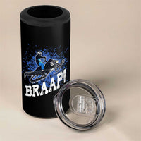 Snowmobile Braaap 4 in 1 Can Cooler Tumbler Snowcross Snow Sled Extreme Outdoor Winter Sports - Wonder Print Shop