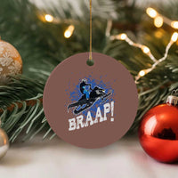 Snowmobile Braaap Ceramic Ornament Snowcross Snow Sled Extreme Outdoor Winter Sports - Wonder Print Shop