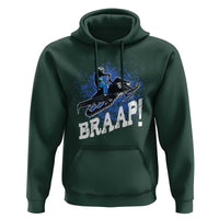 Snowmobile Braaap Hoodie Snowcross Snow Sled Extreme Outdoor Winter Sports - Wonder Print Shop