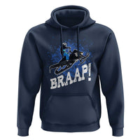 Snowmobile Braaap Hoodie Snowcross Snow Sled Extreme Outdoor Winter Sports - Wonder Print Shop