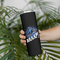 Snowmobile Braaap Skinny Tumbler Snowcross Snow Sled Extreme Outdoor Winter Sports - Wonder Print Shop
