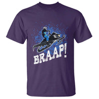 Snowmobile Braaap T Shirt Snowcross Snow Sled Extreme Outdoor Winter Sports - Wonder Print Shop