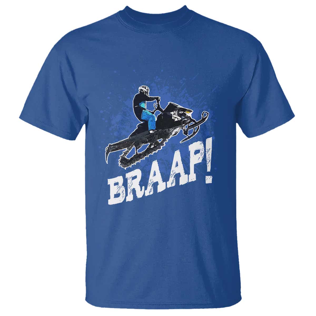 Snowmobile Braaap T Shirt Snowcross Snow Sled Extreme Outdoor Winter Sports - Wonder Print Shop
