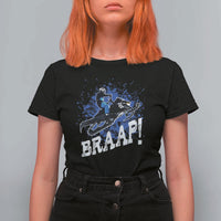 Snowmobile Braaap T Shirt For Women Snowcross Snow Sled Extreme Outdoor Winter Sports - Wonder Print Shop