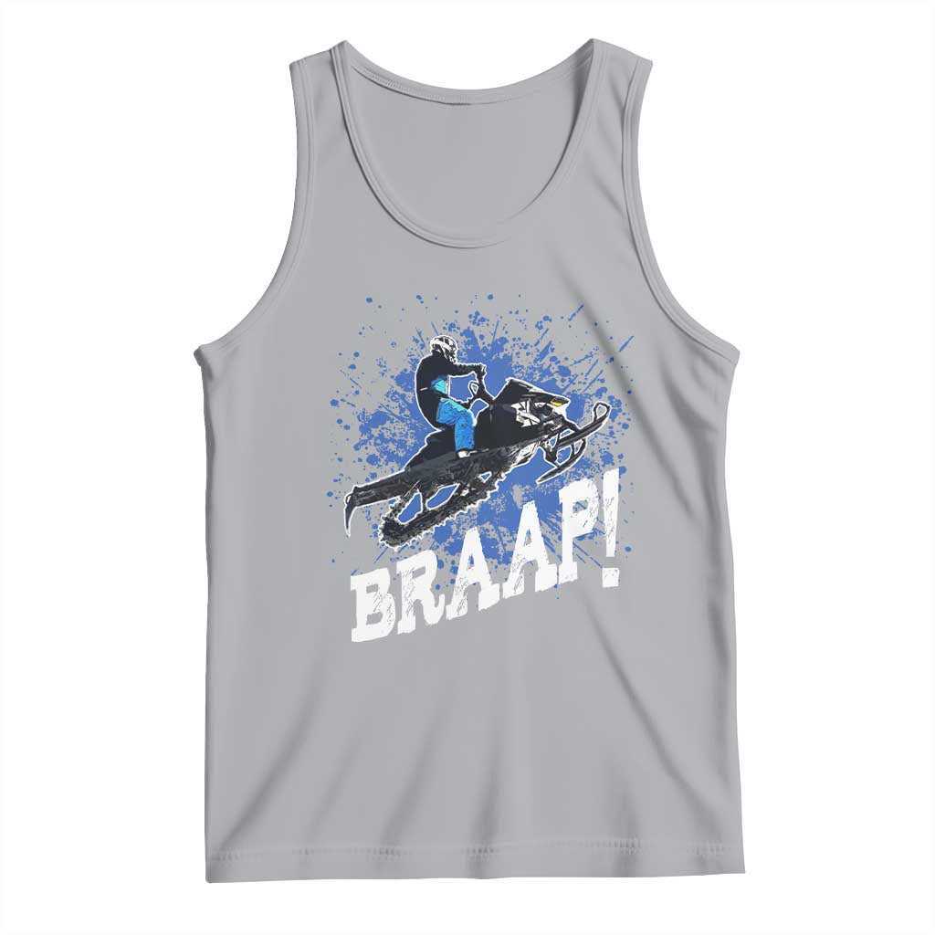 Snowmobile Braaap Tank Top Snowcross Snow Sled Extreme Outdoor Winter Sports - Wonder Print Shop