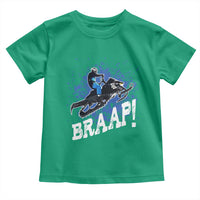 Snowmobile Braaap Toddler T Shirt Snowcross Snow Sled Extreme Outdoor Winter Sports - Wonder Print Shop