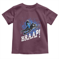 Snowmobile Braaap Toddler T Shirt Snowcross Snow Sled Extreme Outdoor Winter Sports - Wonder Print Shop