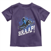 Snowmobile Braaap Toddler T Shirt Snowcross Snow Sled Extreme Outdoor Winter Sports - Wonder Print Shop