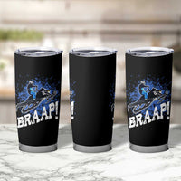 Snowmobile Braaap Tumbler Cup Snowcross Snow Sled Extreme Outdoor Winter Sports - Wonder Print Shop