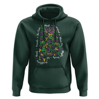 Funny Mardi Gras Alabama Map Coquette Bow Hoodie Moon Pie Carnival Joe Cain Beads