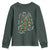 Funny Mardi Gras Alabama Map Coquette Bow Youth Sweatshirt Moon Pie Carnival Joe Cain Beads