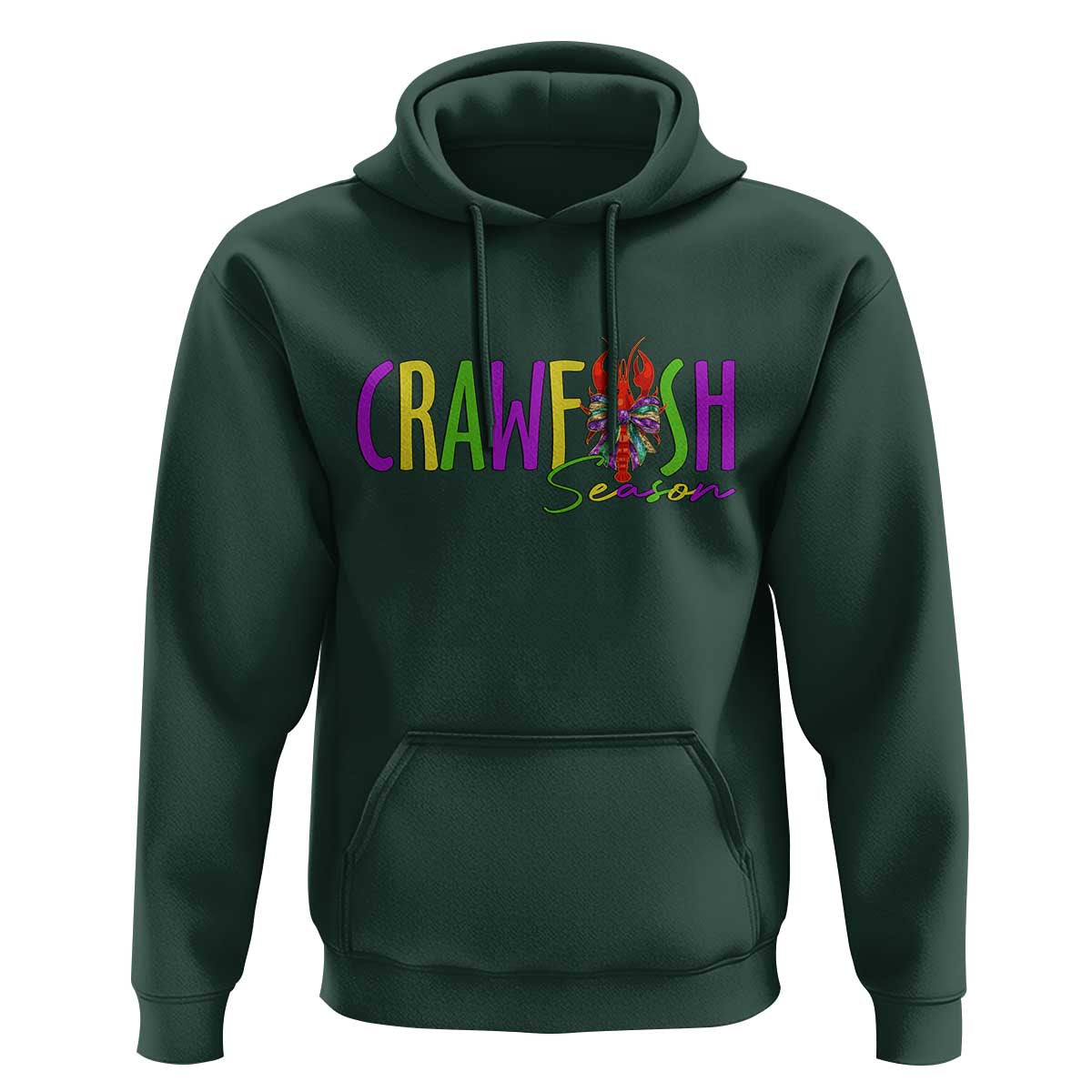 Funny Mardi Gras Cajun Crawfish Season Hoodie