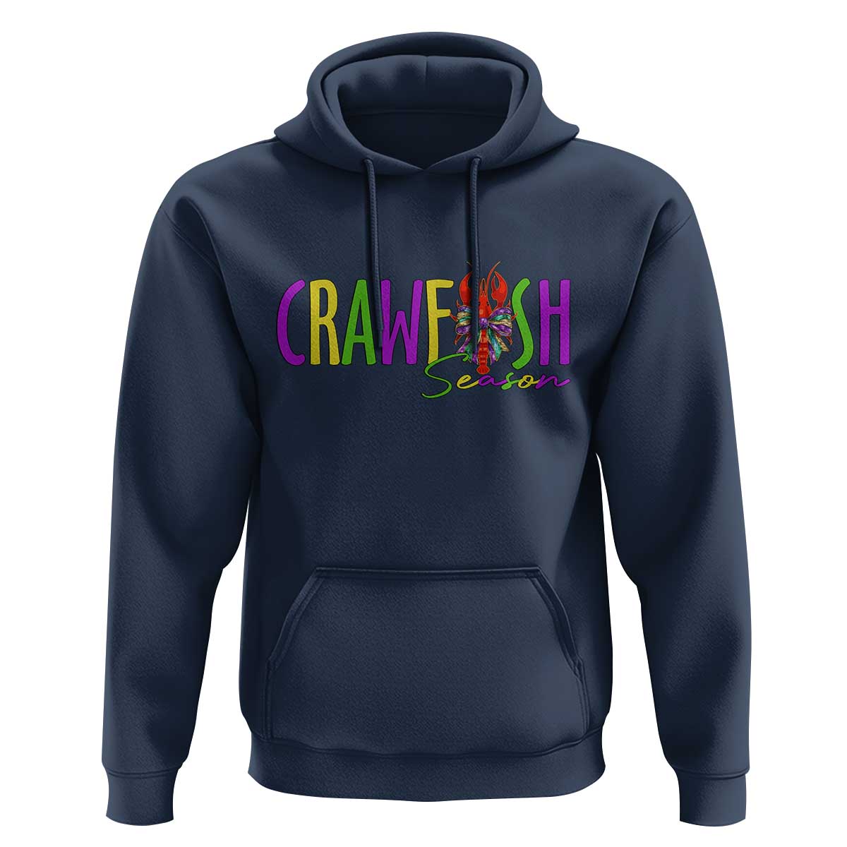 Funny Mardi Gras Cajun Crawfish Season Hoodie