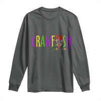 Funny Mardi Gras Cajun Crawfish Season Long Sleeve Shirt