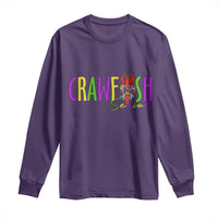 Funny Mardi Gras Cajun Crawfish Season Long Sleeve Shirt