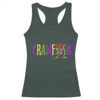 Funny Mardi Gras Cajun Crawfish Season Racerback Tank Top