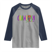 Funny Mardi Gras Cajun Crawfish Season Raglan Shirt